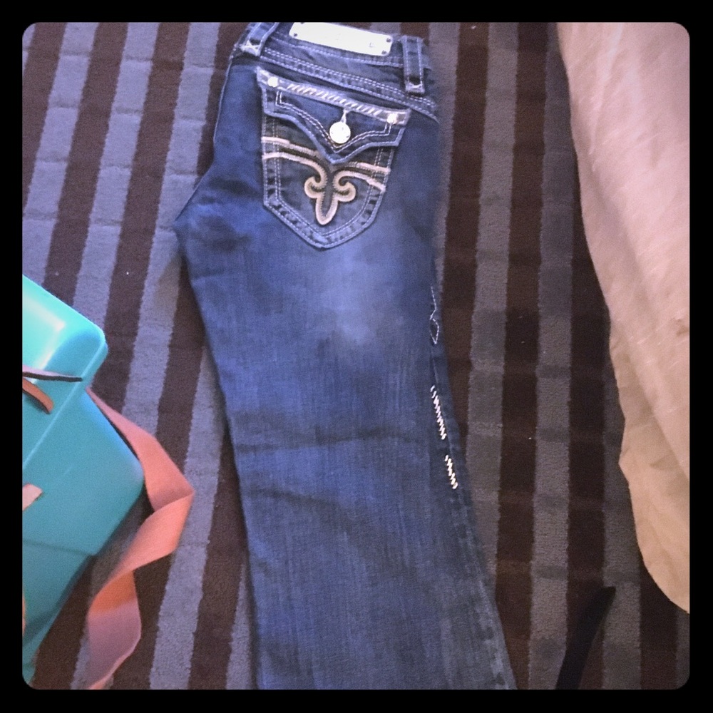 2 pair of Rock Revival Capris